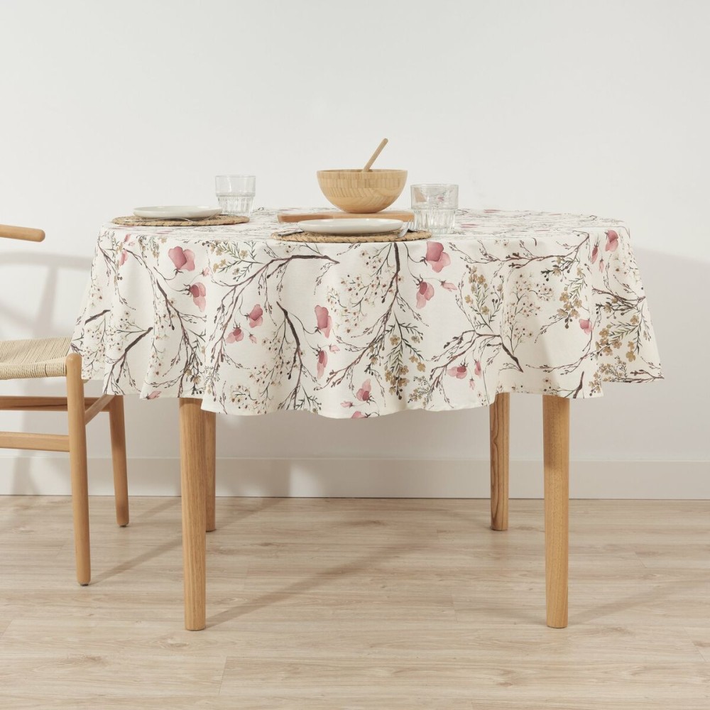 Stain-proof tablecloth Belum 0120-342 Multicolour Ø 180 cm Flowers