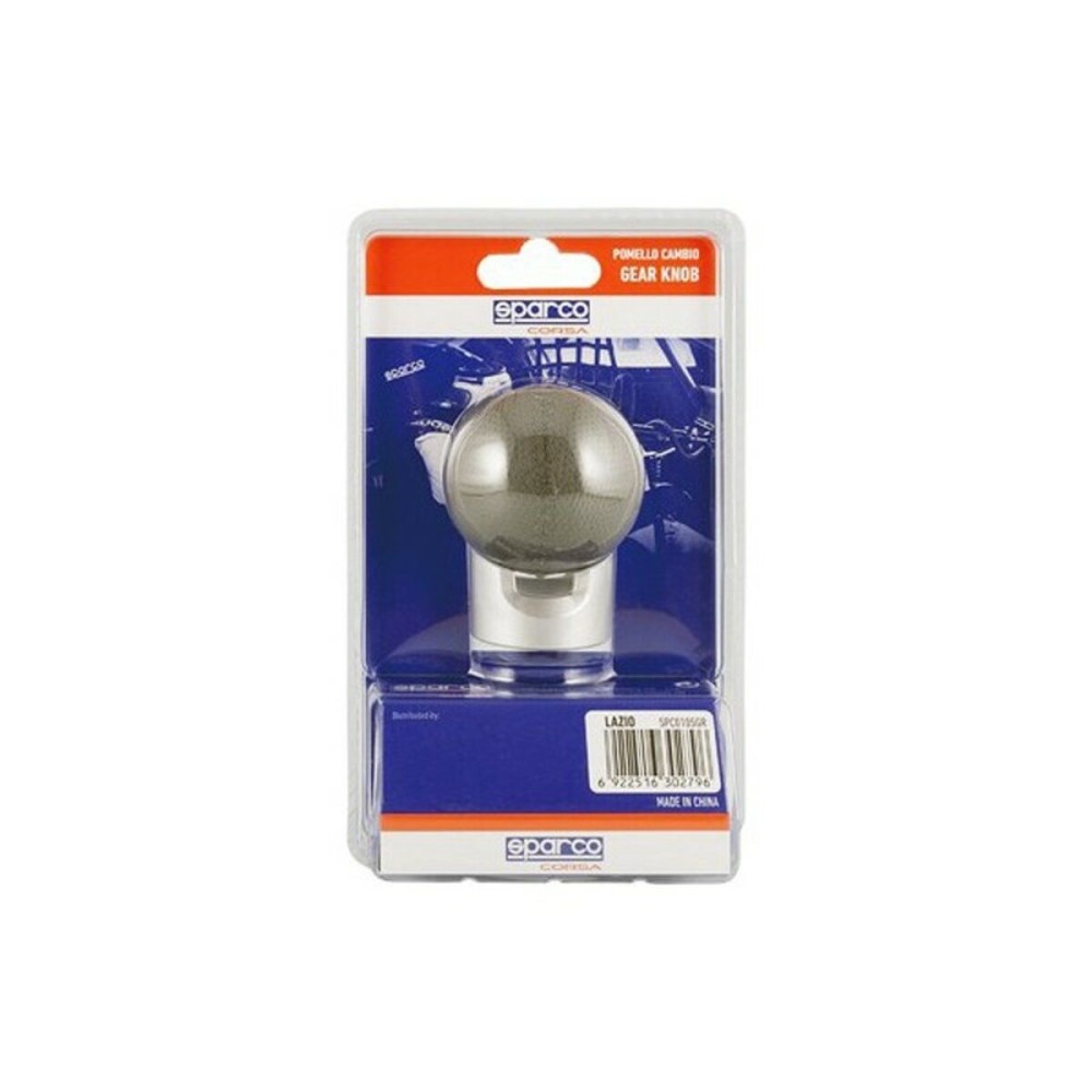 Pommeau de levier de vitesse Sparco Lazio Gris Chrome