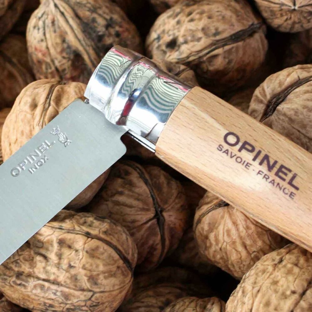 Couteau Opinel Nº6 7 cm Acier inoxydable Bois de hêtre