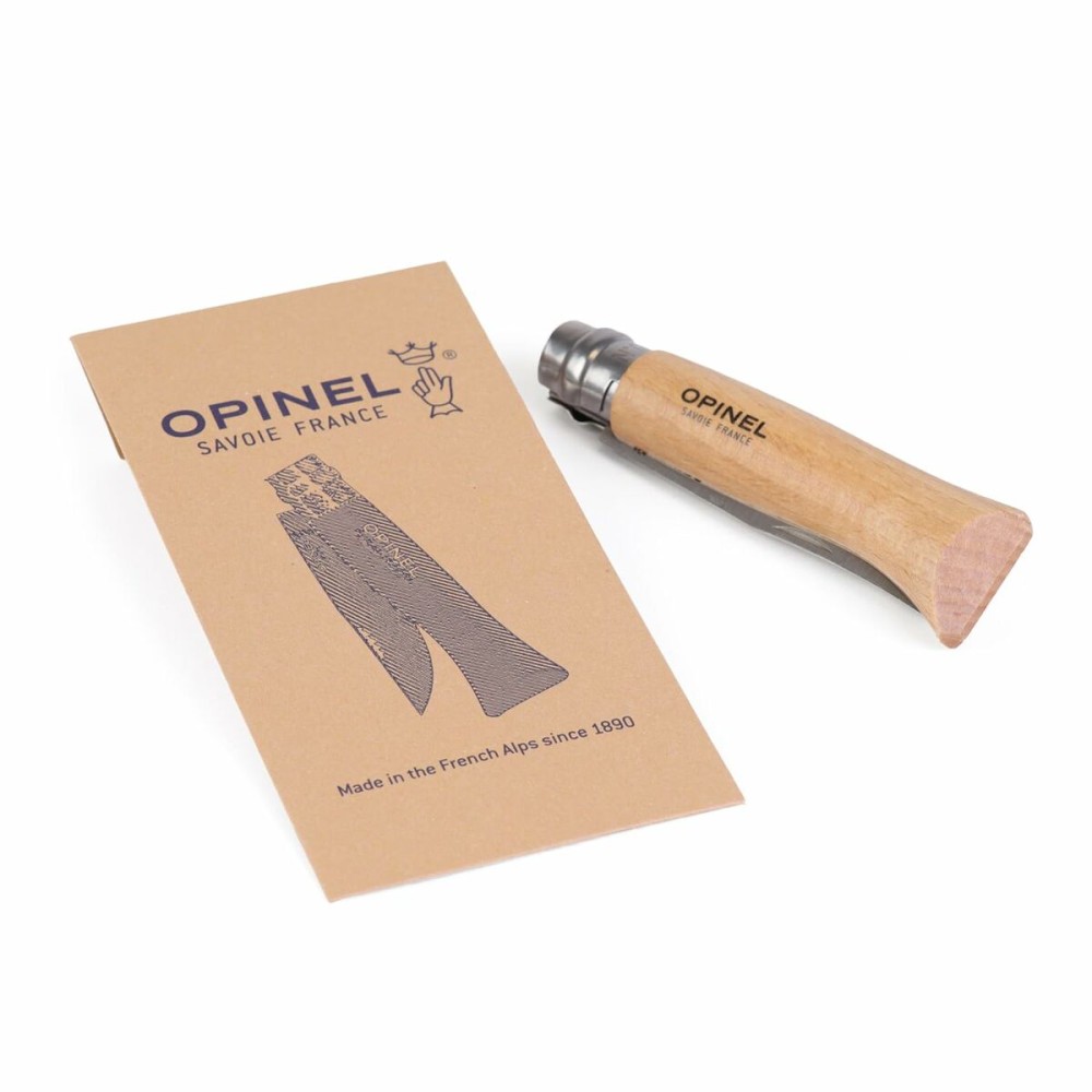 Messer Opinel Nº6 7 cm Edelstahl Buchenholz