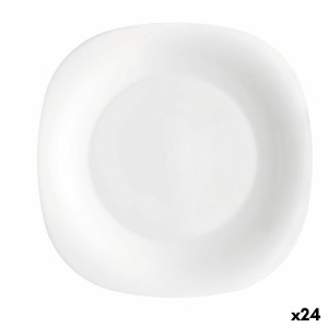 Assiette à dessert Bormioli Rocco Parma Blanc verre (24 Unités)