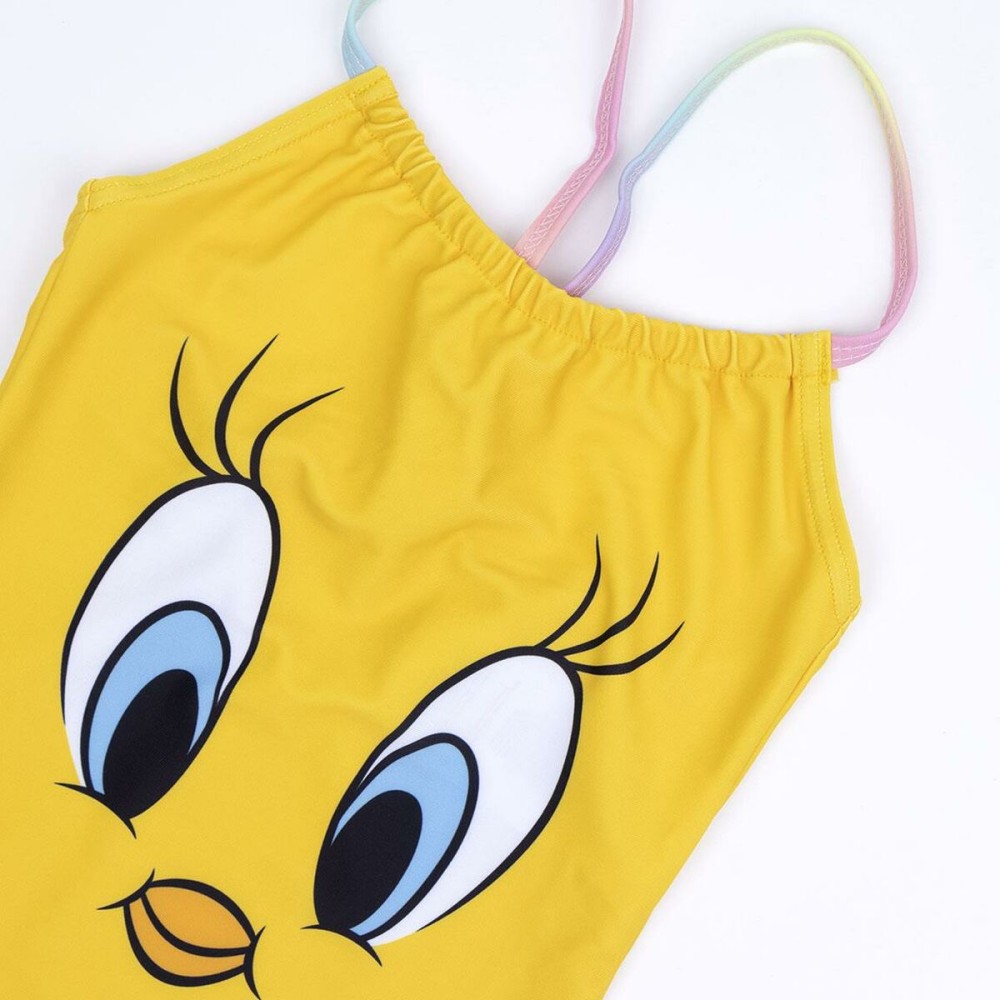 Maillot de Bain Fille Looney Tunes Jaune