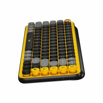 Clavier sans fil Logitech 920-010728 Noir Jaune Espagnol Qwerty