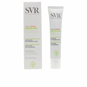 Sonnenschutz SVR Sebiaclear Anti-Schönheitsfehler Fettregulierendes Spf 50 40 ml