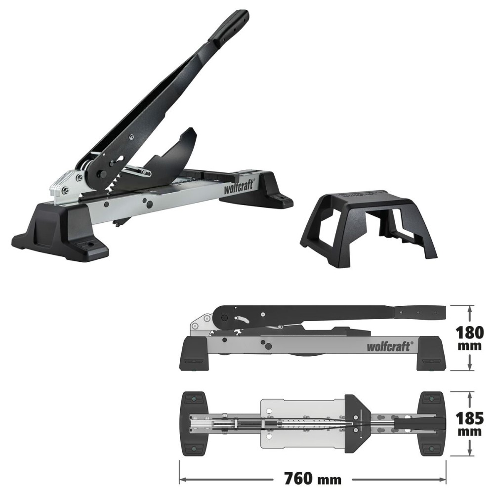 Guillotine Wolfcraft VLC 1000 Laminé Autocollants