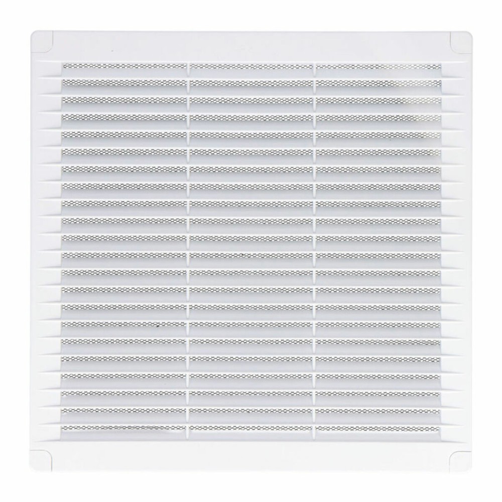 Grille de ventilation EDM 87704 Blanc 20 x 20 x 0,7 cm Moustiquaire