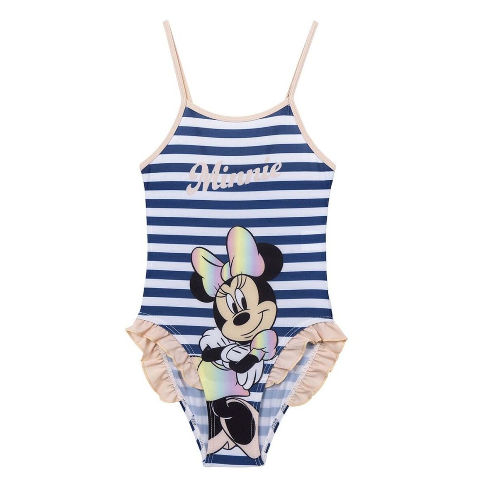 Maillot de Bain Fille Minnie Mouse Bleu foncé