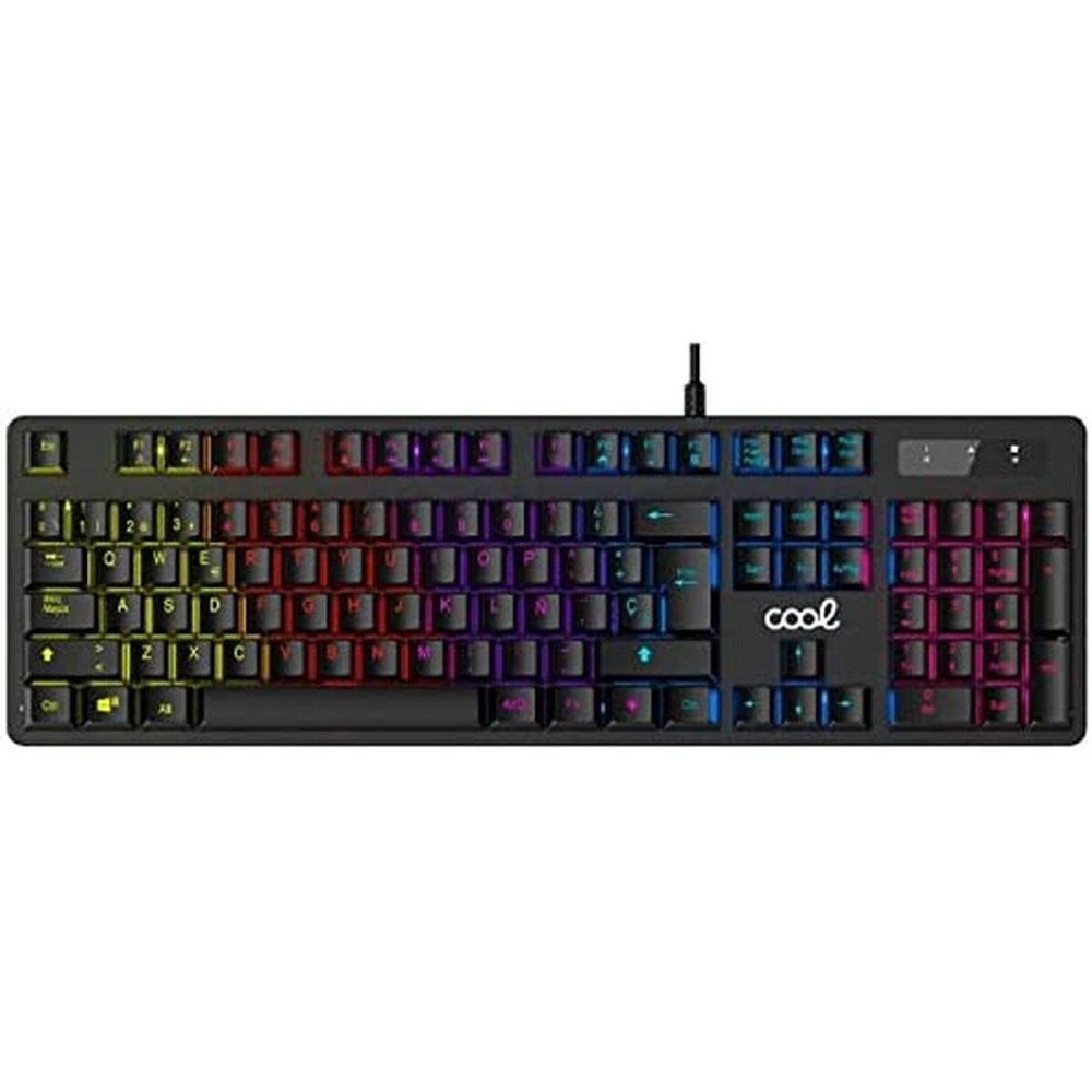 Clavier Cool Austin Noir Espagnol Qwerty RGB