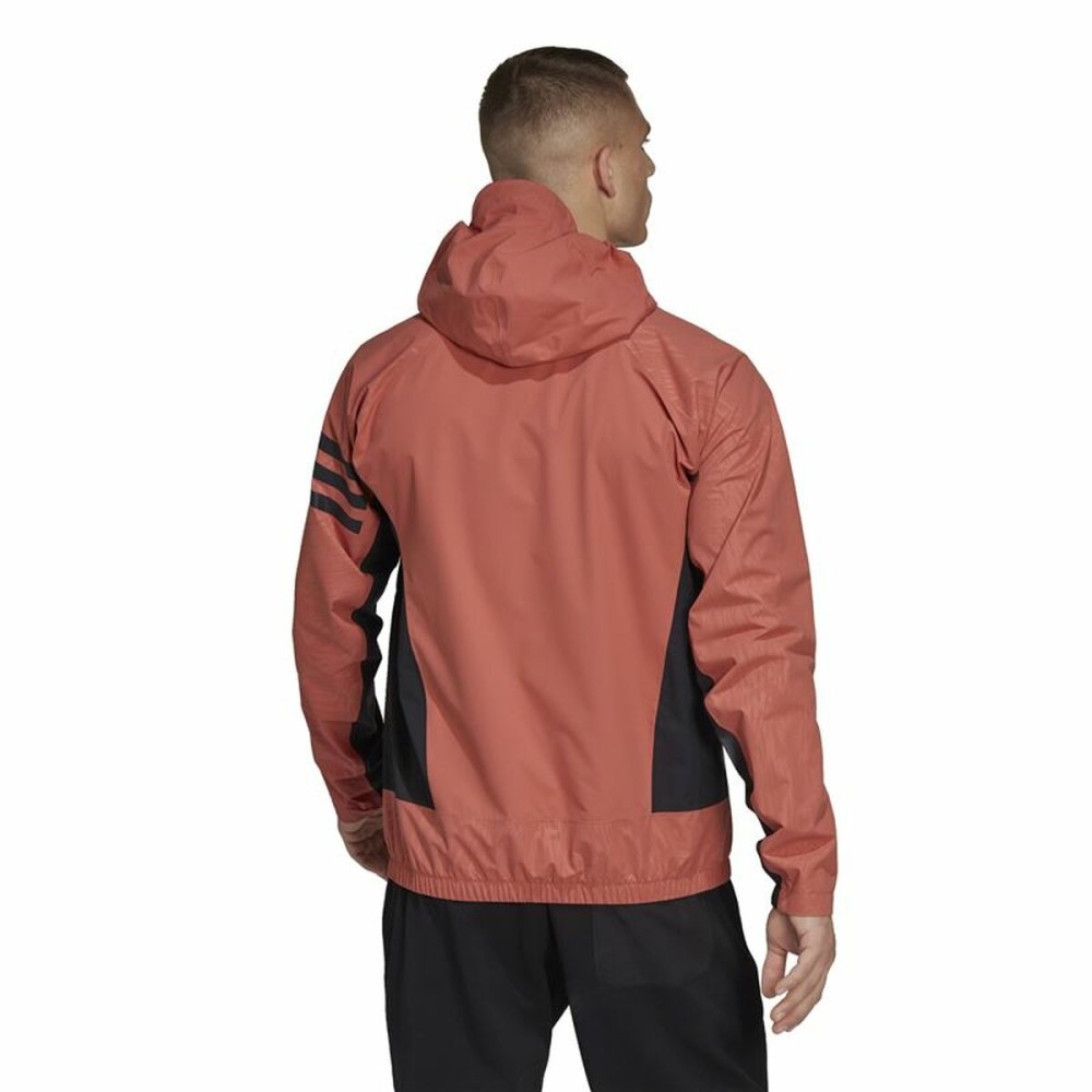 Veste de Sport pour Homme Adidas Utilitas Rouge Orange