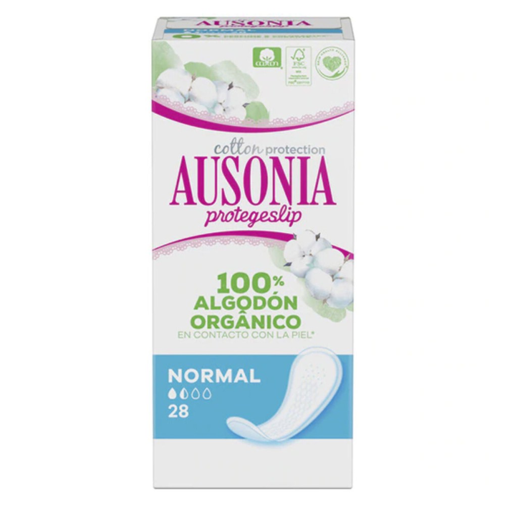 Protège-slip Normal ORGANIC Ausonia Ausonia Organic (28 uds)