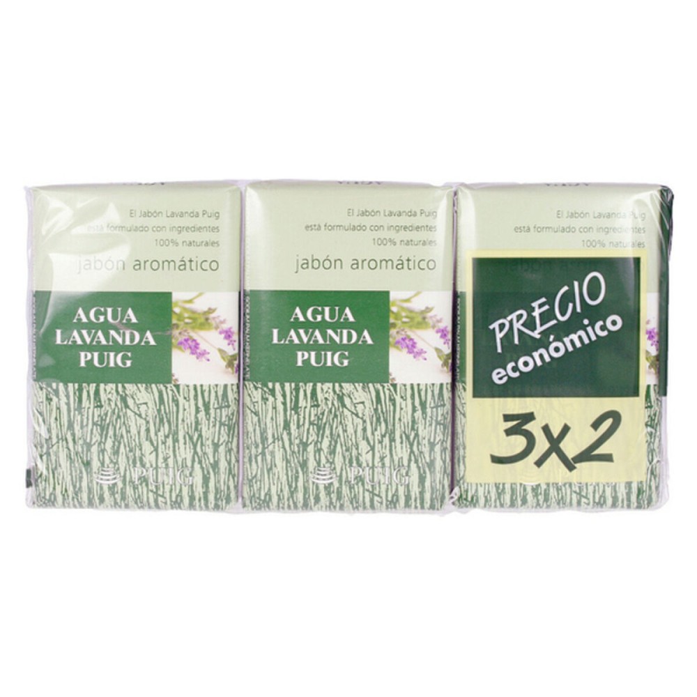 Handseife Agua Lavanda Puig Agua Lavanda 142-0350 (3 pcs) 3 Stücke