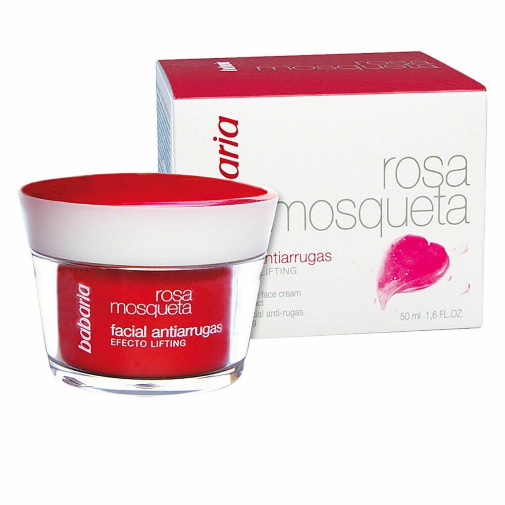 Crème visage Babaria Antirides Rose Musquée (50 ml)