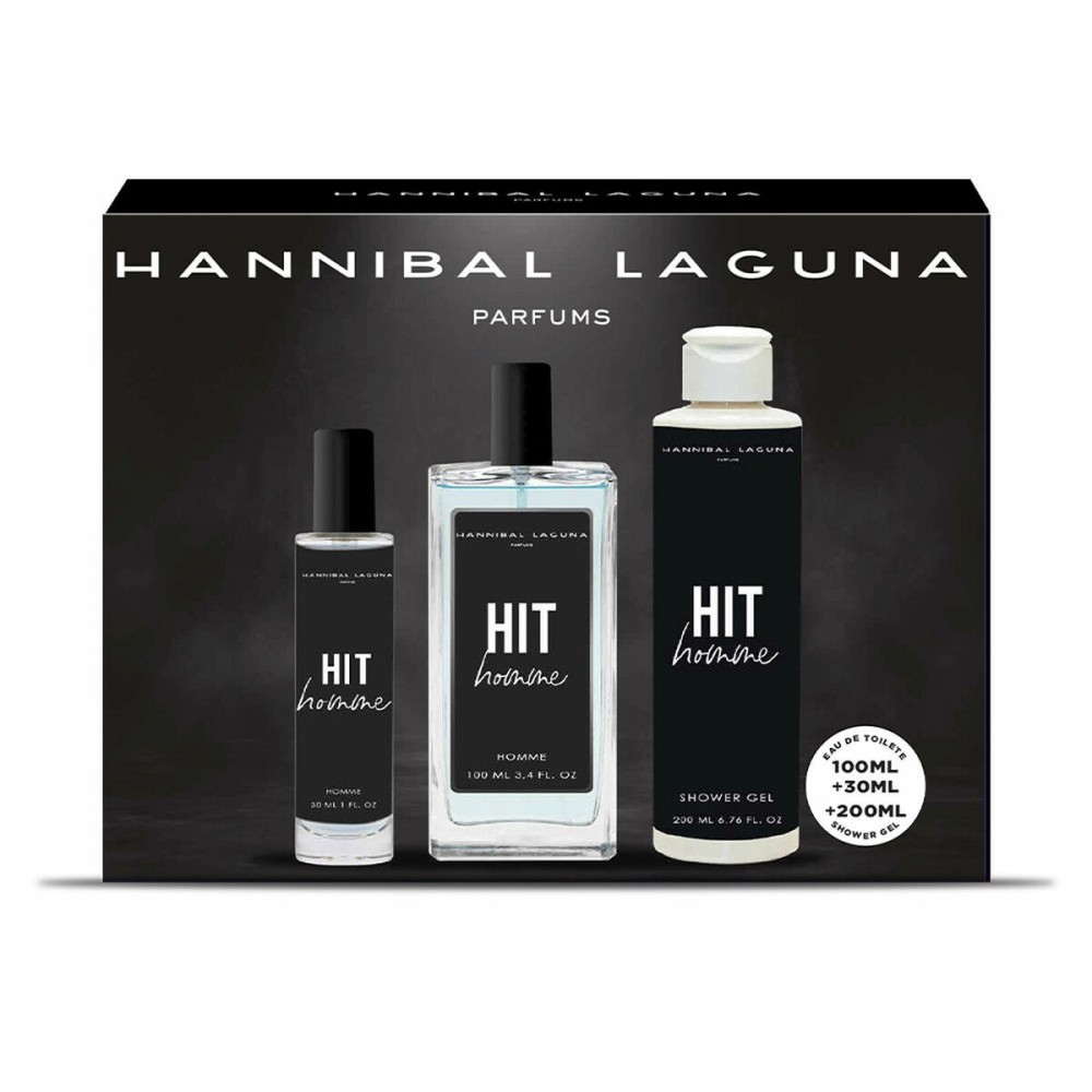 Set de Parfum Homme Hannibal Laguna Hit Hit 3 Pièces