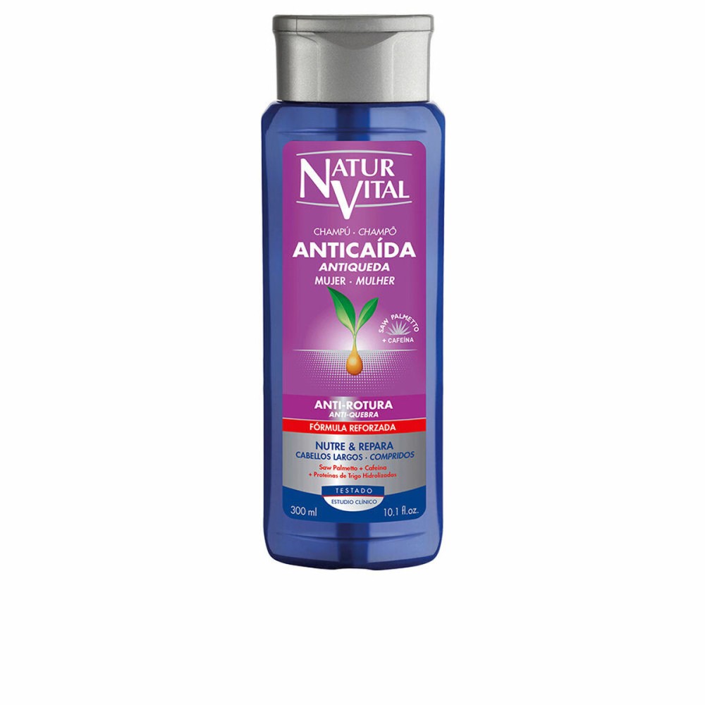 Shampoing Anti-chute et Anti-cassure Naturvital Champu Anticaida 300 ml