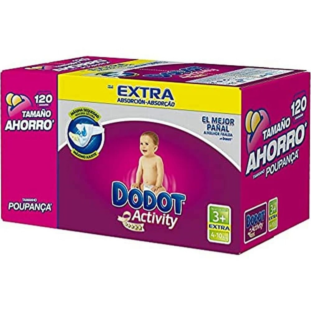 Disposable nappies Dodot Dodot Activity 3 6-10 kg 120 Units