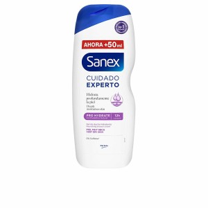 Moisturising Shower Gel Sanex 600 ml