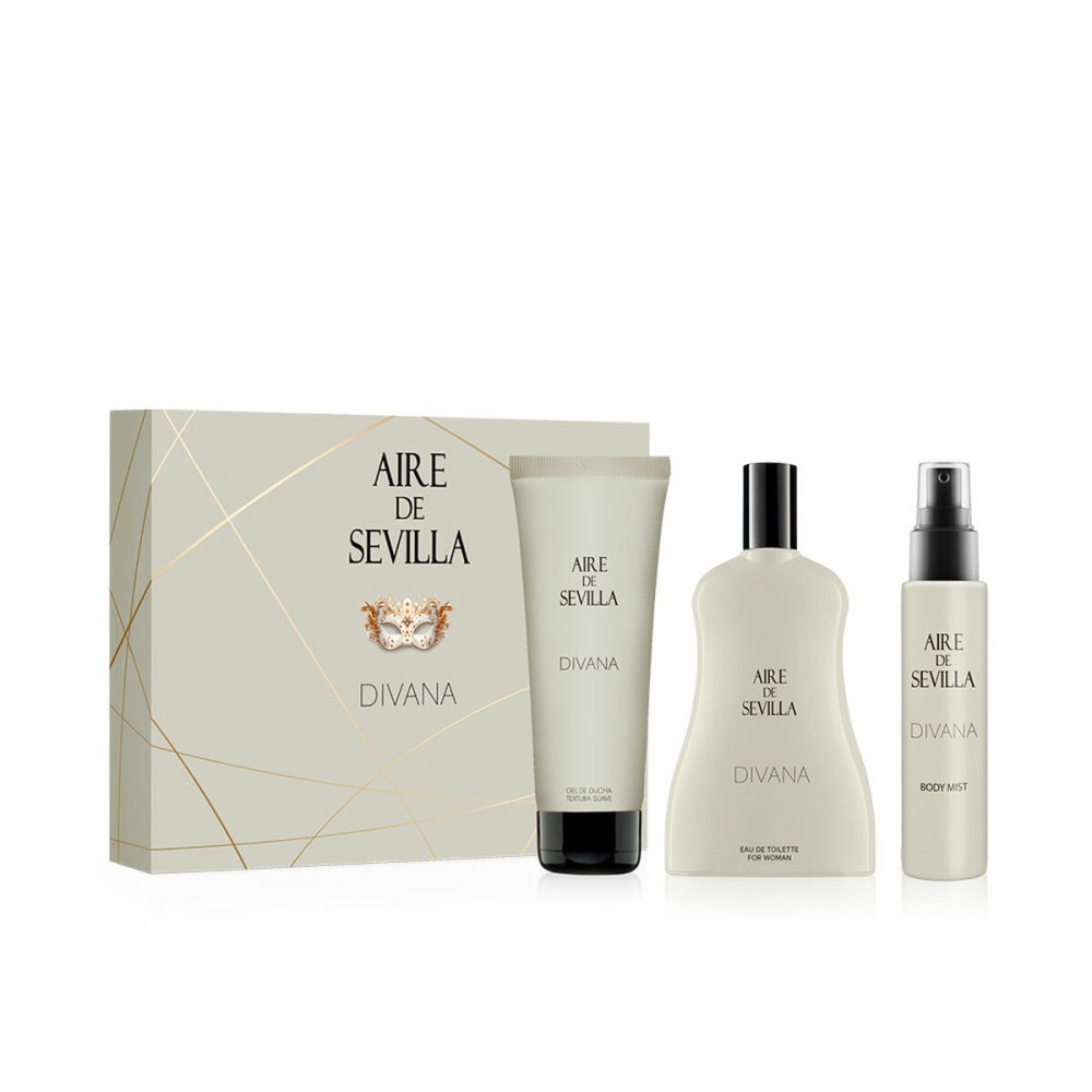 Women's Perfume Set Aire Sevilla Divana 3 Pieces