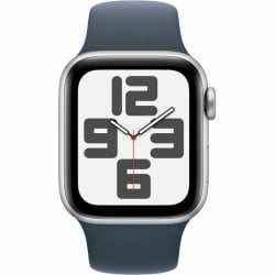 Montre intelligente Apple Watch SE Bleu Argenté 40 mm S/M (Reconditionné A)