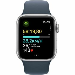 Montre intelligente Apple Watch SE Bleu Argenté 40 mm S/M (Reconditionné A)