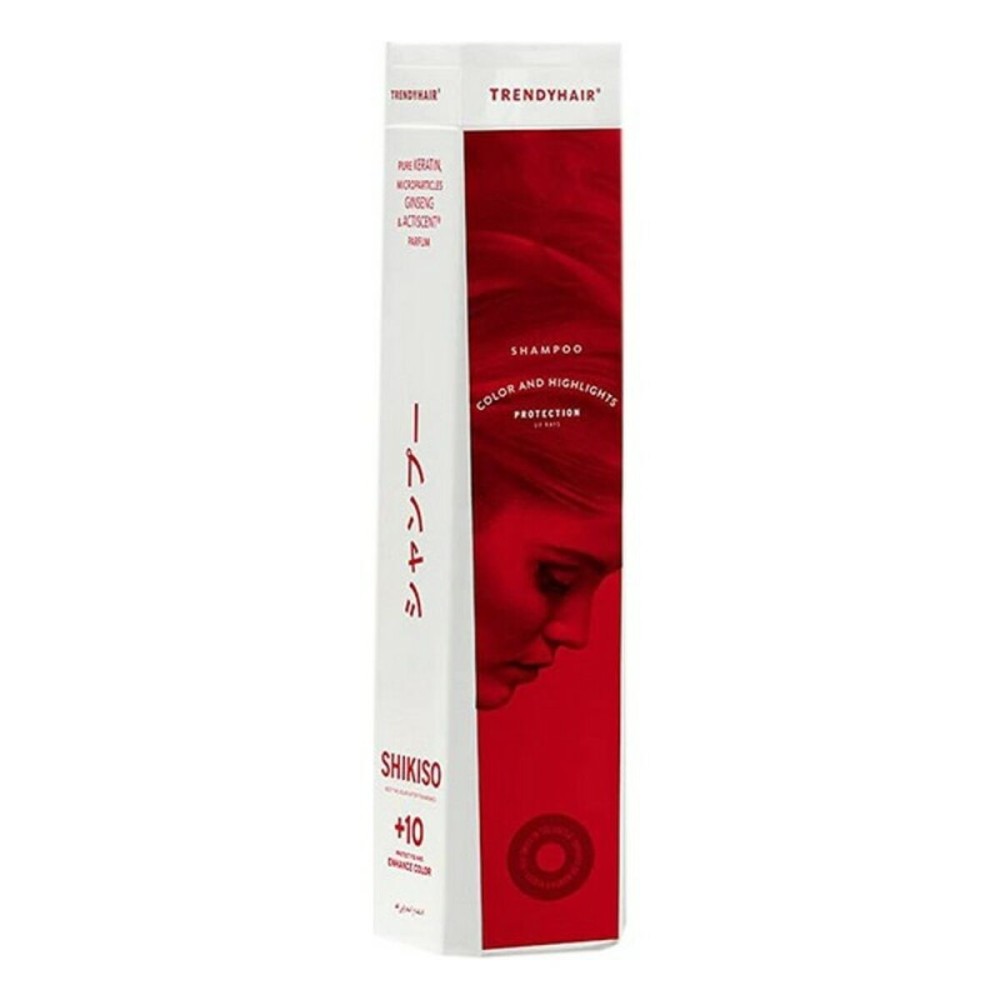 Shampooing renforcement de couleur Shikiso Trendy Hair Kératine Ginseng (300 ml)