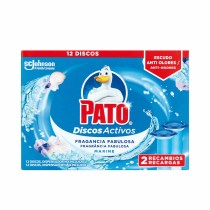 Désodorisant pour toilettes Pato Discos Activos Rechange Marin 2 Unités Désinfectant