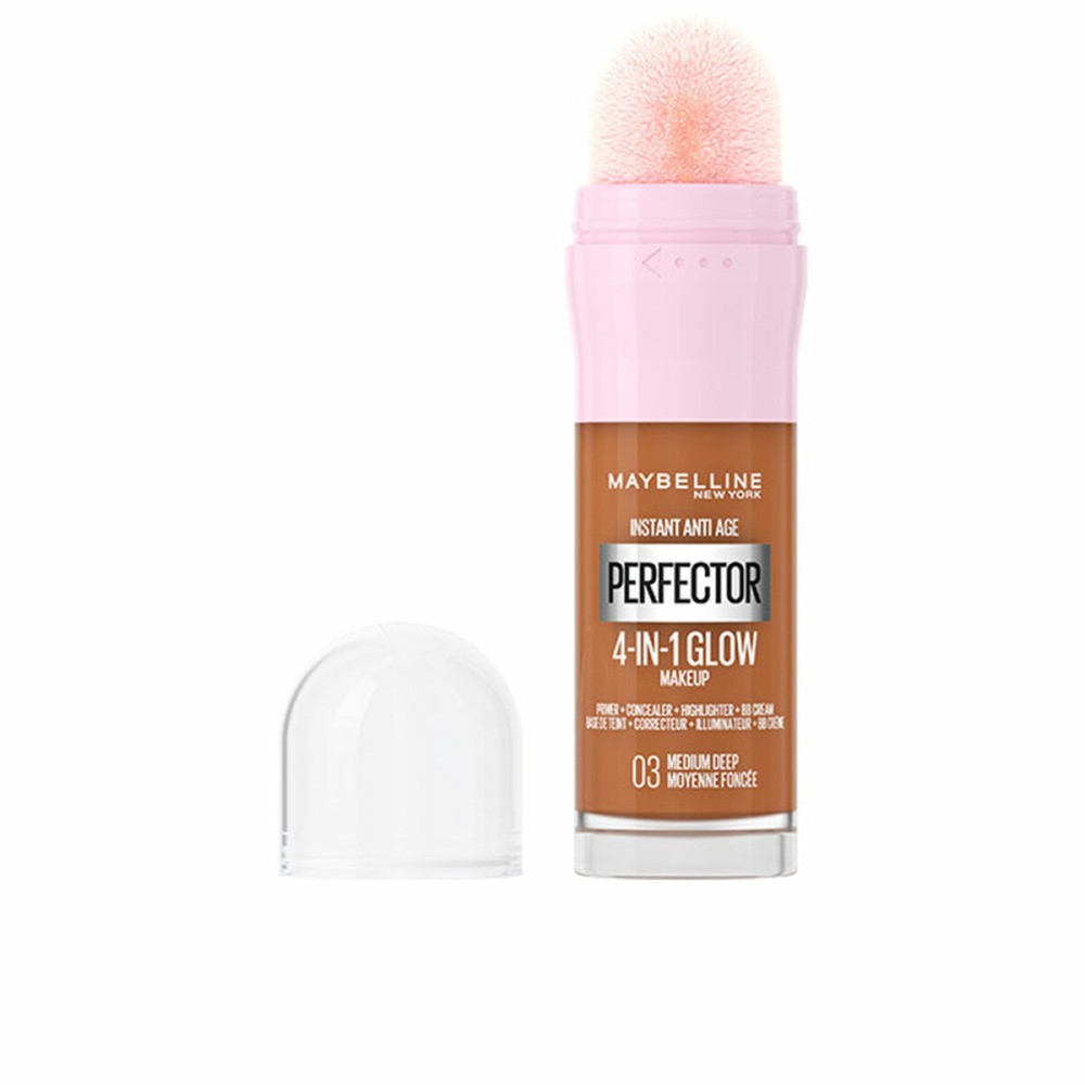 correcteur liquide Maybelline Instant Age Perfector Glow Nº 03-Medium Deep 20 ml