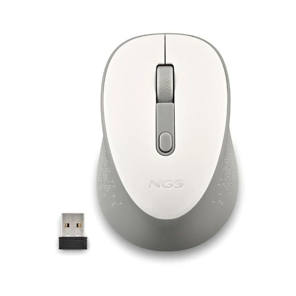 Souris NGS DEWWHITE Blanc 1600 dpi (1 Unité)