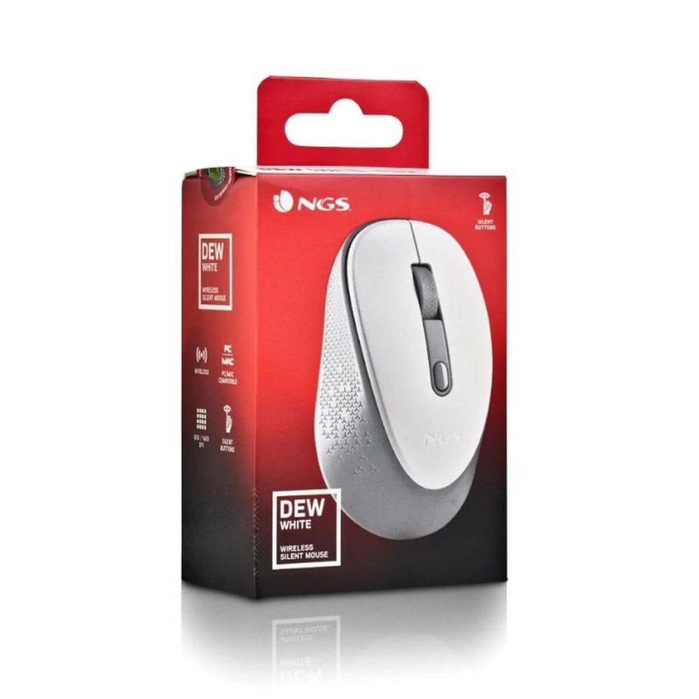 Souris NGS DEWWHITE Blanc 1600 dpi (1 Unité)