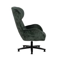 Fauteuil Noir Vert 78 x 84,5 x 104,5 cm