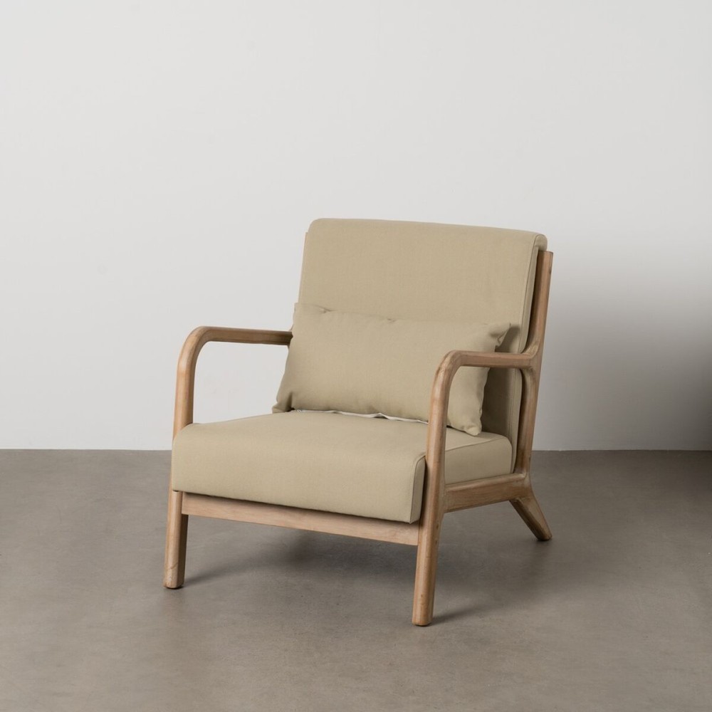 Armchair Beige 66 x 85 x 74 cm