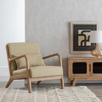 Armchair Beige 66 x 85 x 74 cm