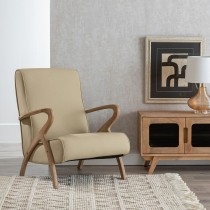 Armchair Beige 57 x 55 x 85 cm