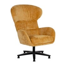 Fauteuil Noir Moutarde 78 x 84,5 x 104,5 cm