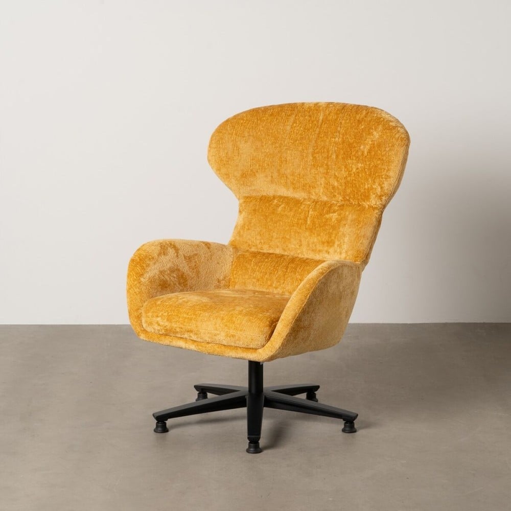 Armchair Black Mustard 78 x 84,5 x 104,5 cm