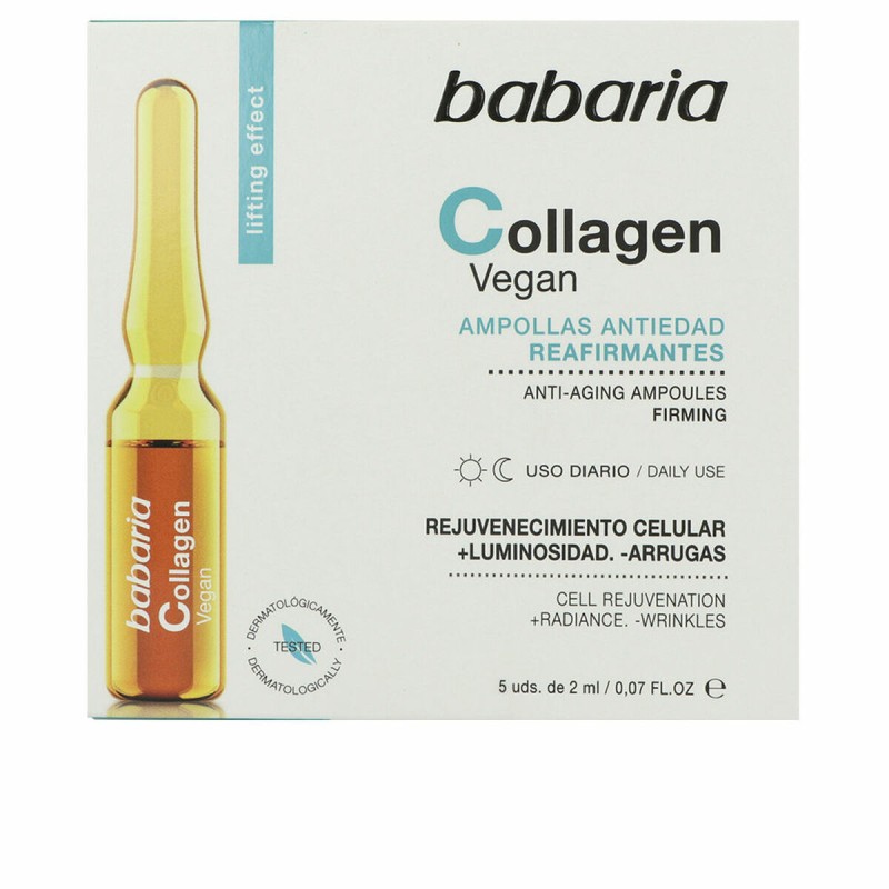 Ampoules Babaria Intense Avec du collagène 5 x 2 ml Raffermissant 2 ml