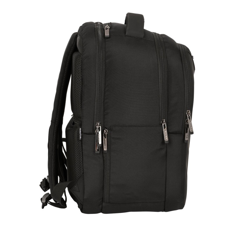 Laptop- und Tablet-Rucksack mit USB-Anschluss Safta Business Schwarz (31 x 45 x 23 cm)