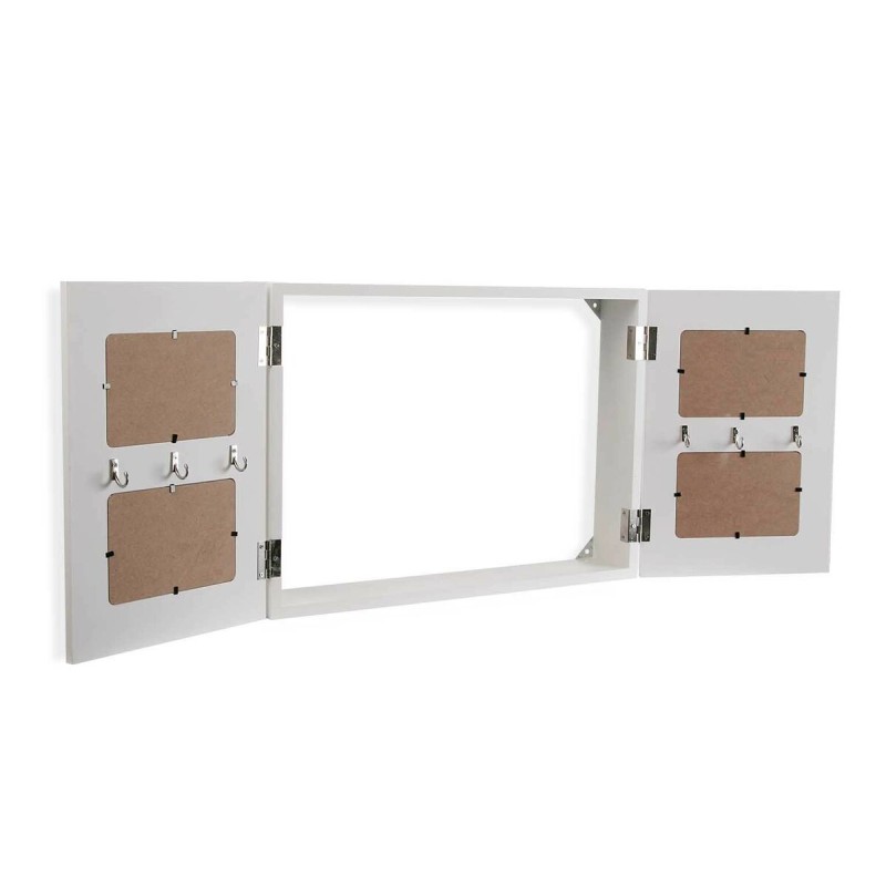 Schlüsselschrank Versa Wte 8 x 33 x 46 cm Weiß