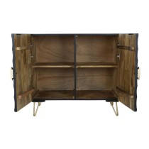 Sideboard DKD Home Decor Black Golden 81 x 45 x 75 cm