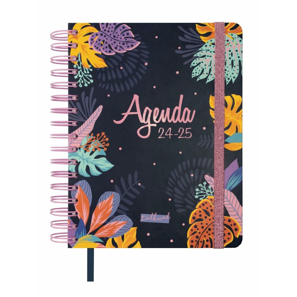 Agenda Finocam Talkual Wild Multicouleur quarto 15,5 x 21,7 cm 2024-2025