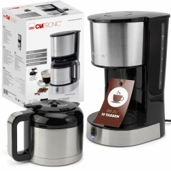 Superautomatic Coffee Maker Clatronic KA 3805 Black Steel 800 W