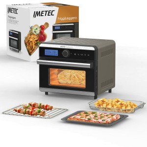 Air Fryer IMETEC FRIGGI LEGGERO Black Grey 1550 W