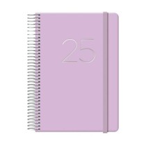 Diary GLOSS DOHE 12574 Purple 12,5 x 18 cm Annual 2025