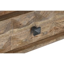 Konsole DKD Home Decor natürlich Schwarz Metall Mango-Holz