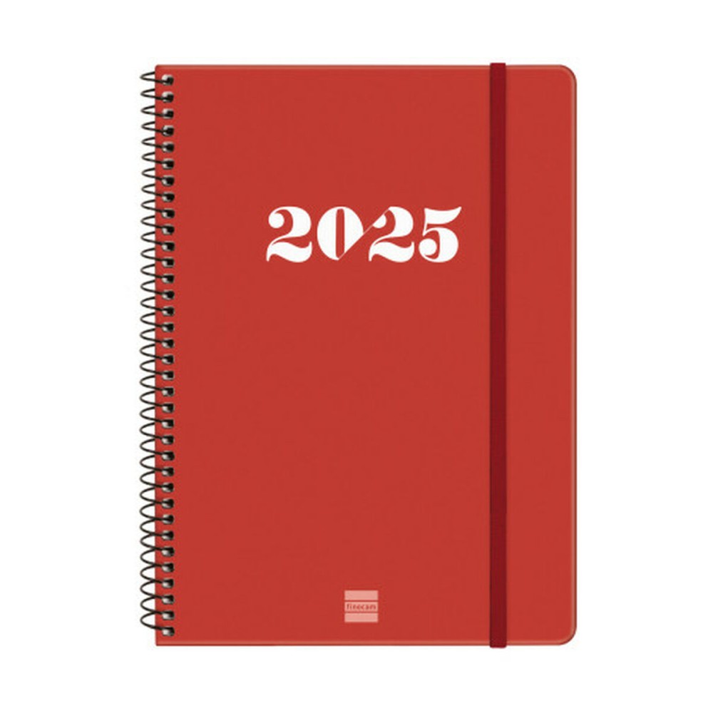 Agenda Finocam MY E10 Rouge A5 15,5 x 21,2 cm 2025