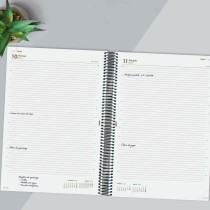 Agenda Finocam YEAR Noir A4 21 x 29,7 cm 2025