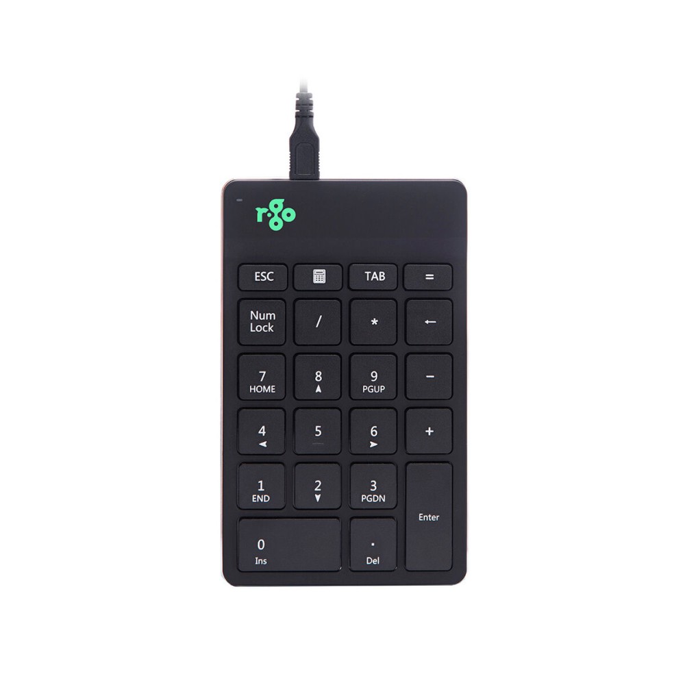 Tastatur mit Maus R-Go RGOCONMWDBL Schwarz