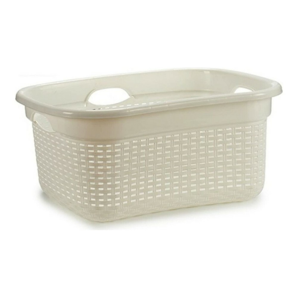 Basket Kipit 986485 White Plastic 25 L 42,5 x 25,5 x 63,5 cm