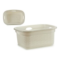 Basket Kipit 986485 White Plastic 25 L 42,5 x 25,5 x 63,5 cm