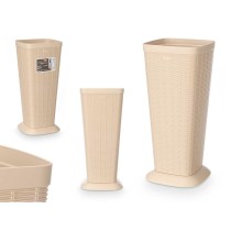 Umbrella stand Stefanplast Elegance Cream Plastic 25 x 57 x 25 cm