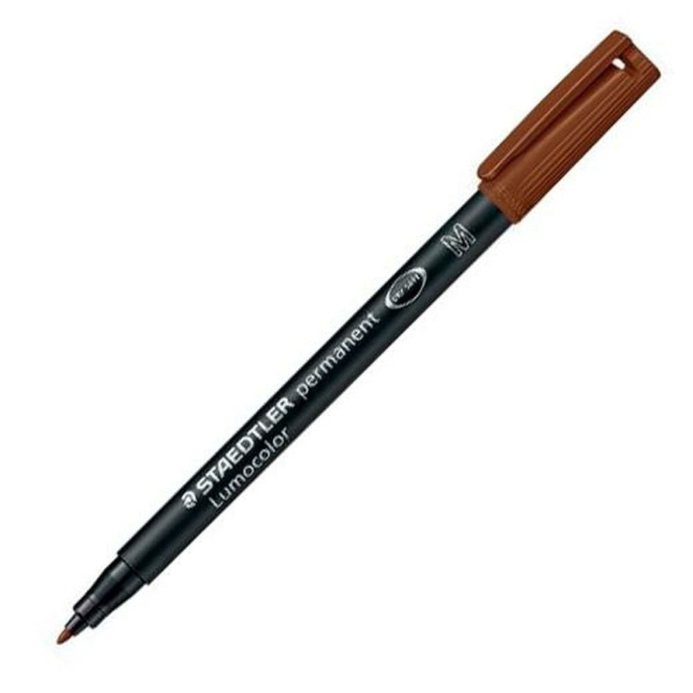 Marqueur permanent Staedtler Lumocolor 317-7 M Noir (10 Unités)